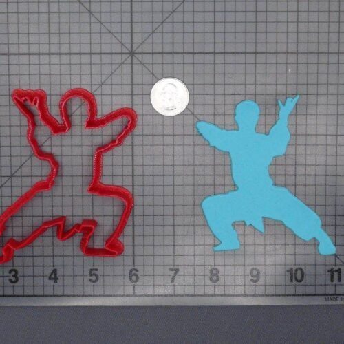 Karate Man Body 266-F633 Cookie Cutter Silhouette