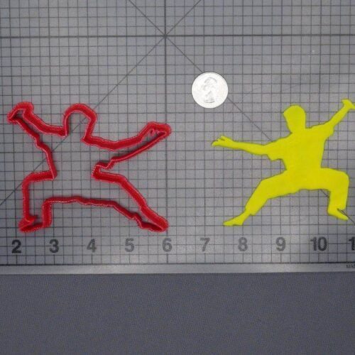 Karate Stance 266-F783 Cookie Cutter Silhouette