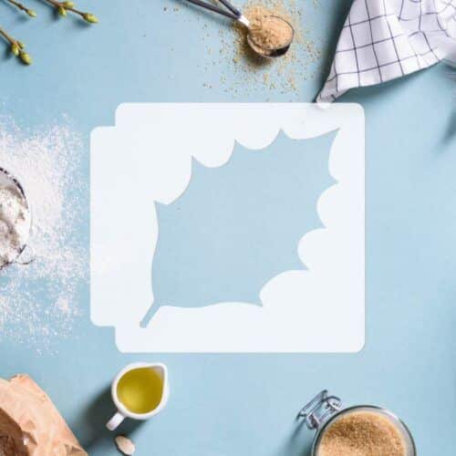Leaf 783-E049 Stencil Silhouette