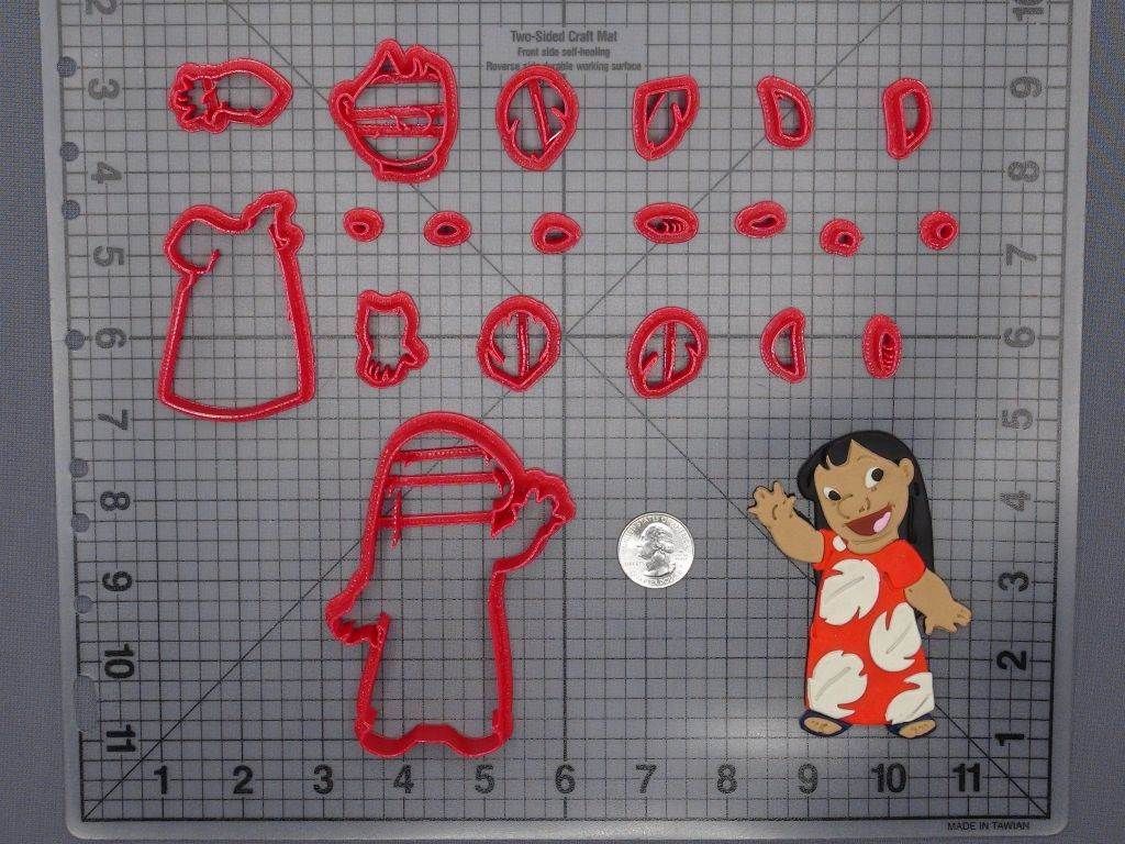 Lilo and Stitch - Lilo Body 266-F218 Cookie Cutter Set