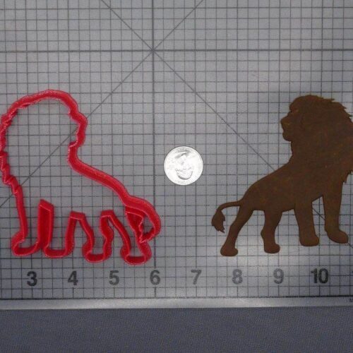 Lion Body 266-F669 Cookie Cutter Silhouette