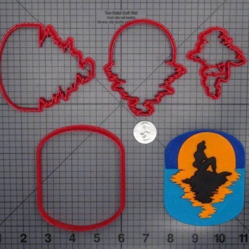 Little Mermaid - Ariel in Sunset 266-F645 Cookie Cutter Set