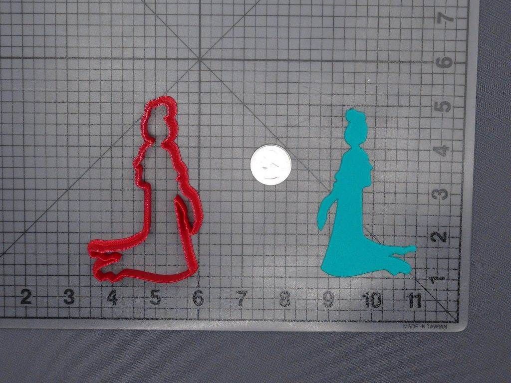 Mulan Body 266-F639 Cookie Cutter Silhouette