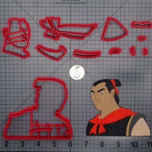 Mulan - Li Shang 266-F682 Cookie Cutter Set