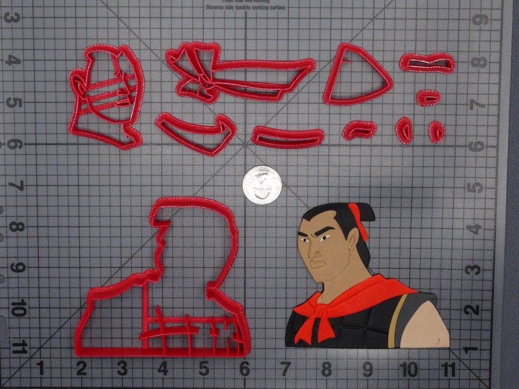 Mulan - Li Shang 266-F682 Cookie Cutter Set