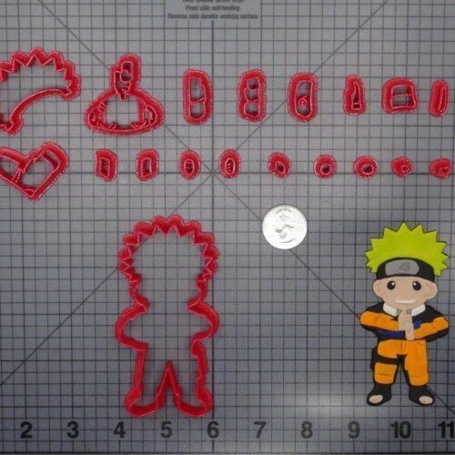 Naruto Body 266-F841 Cookie Cutter Set