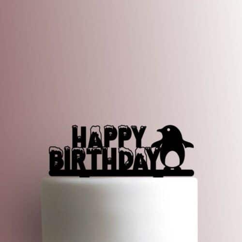 Penguin Happy Birthday 225-A354 Cake Topper