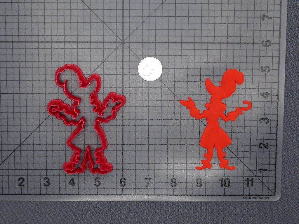 Peter Pan - Captian Hook Body 266-F601 Cookie Cutter Silhouette