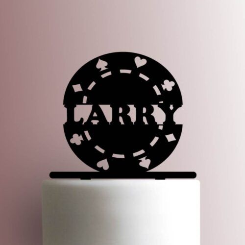 Poker Chip 225-A362 Custom Cake Topper