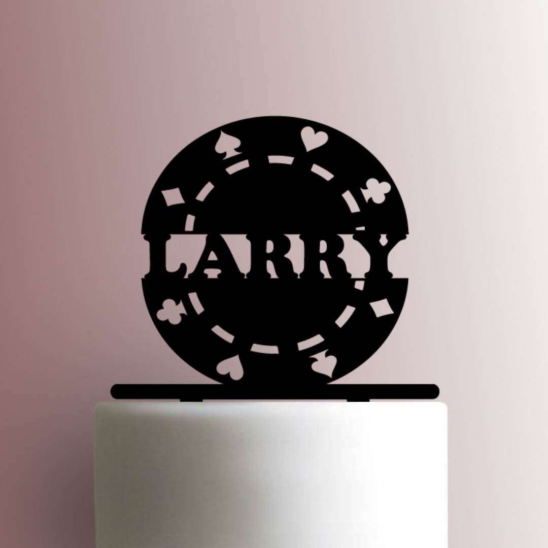 Poker Chip 225-A362 Custom Cake Topper