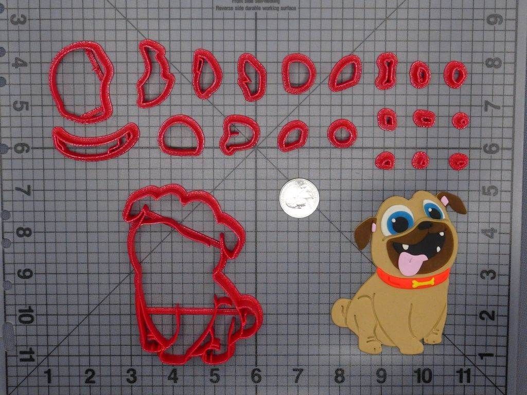 Puppy Dog Pals - Rolly Body 266-F508 Cookie Cutter Set
