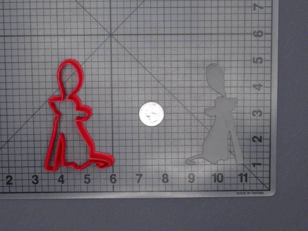 Ratatouille - Remy Rat with Spoon 266-F604 Cookie Cutter Silhouette