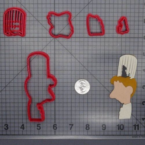 Ratatouille - Remy and Alfredo Linguini 266-F680 Cookie Cutter Set