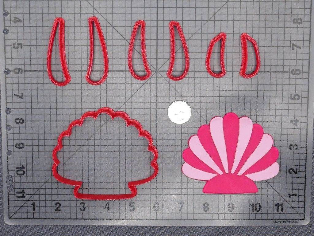 Seashell 266-F060 Cookie Cutter Set