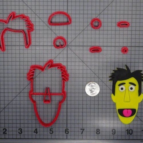 Sesame Street - Guy Smiley Head 266-F578 Cookie Cutter Set