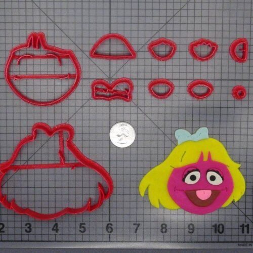Sesame Street - Prairie Dawn Head 266-F553 Cookie Cutter Set