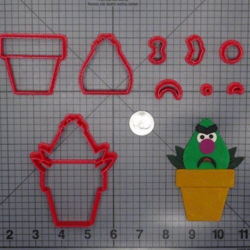 Sesame Street - Stinky Plant 266-F554 Cookie Cutter Set