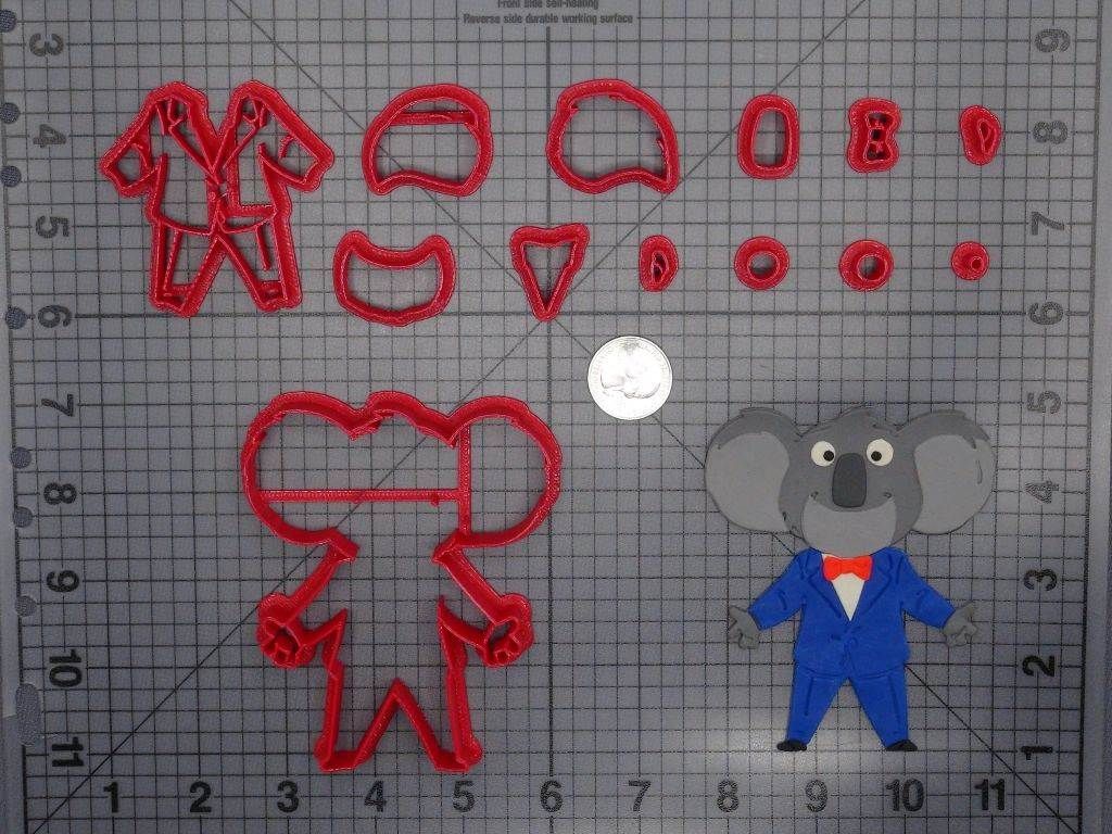 Sing - Buster Koala Body 266-F648 Cookie Cutter Set