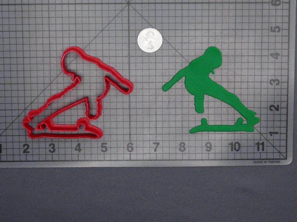 Skateboarder 266-E265 Cookie Cutter Silhouette