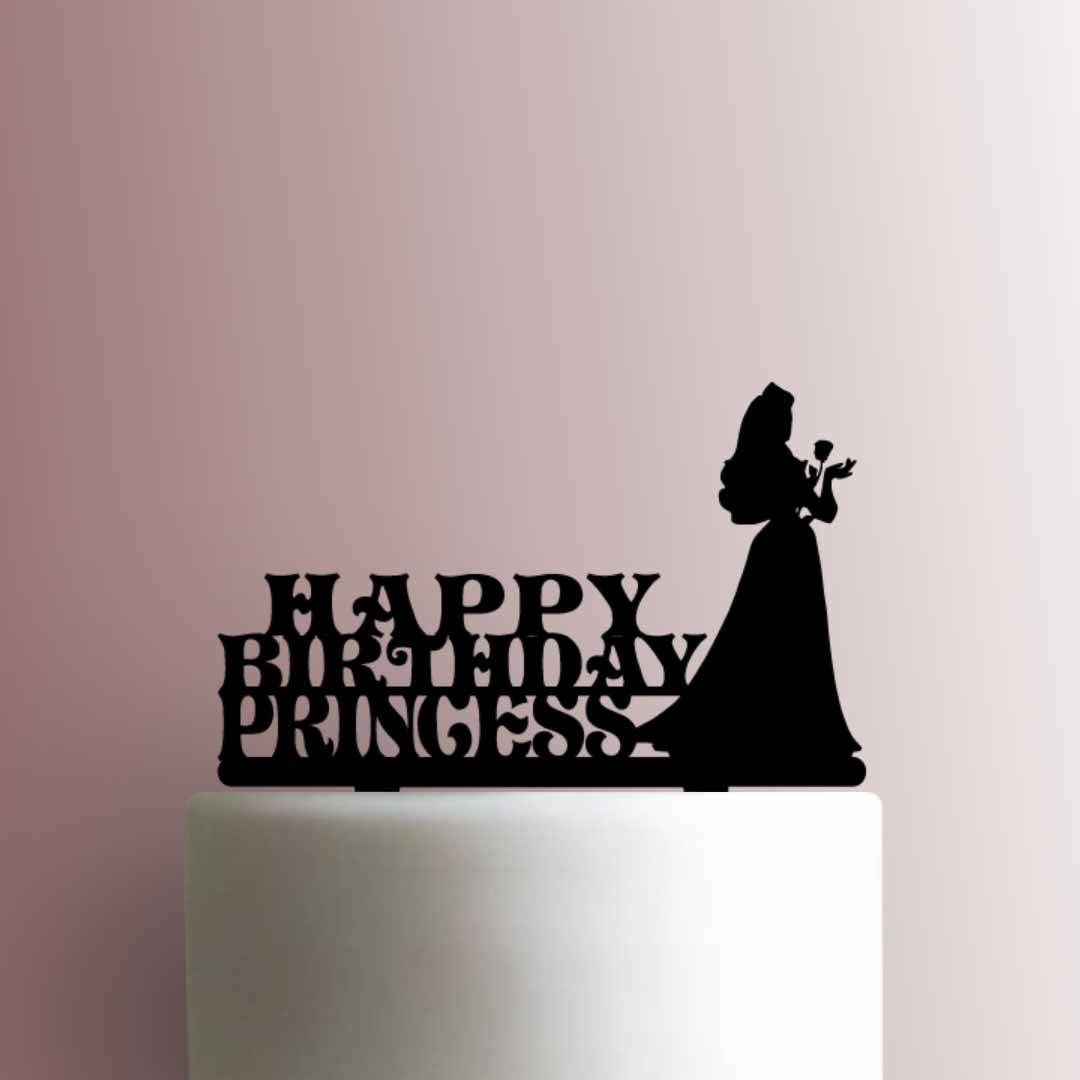 Sleeping Beauty - Aurora Princess Name 225-A340 Custom Cake Topper
