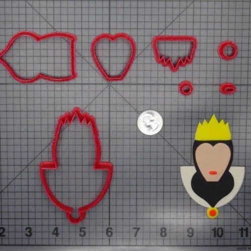 Snow White - Evil Queen Head 266-F608 Cookie Cutter Set