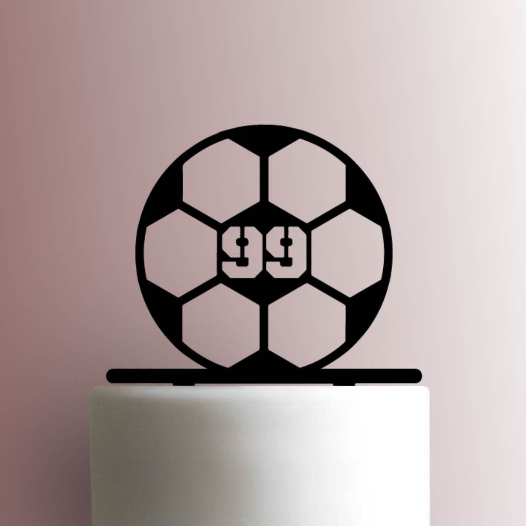 Soccer Ball Number 225-A386 Custom Cake Topper