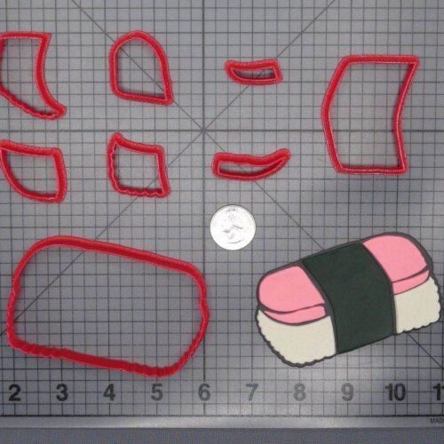 Spam Musubi 266-F214 Cookie Cutter Set