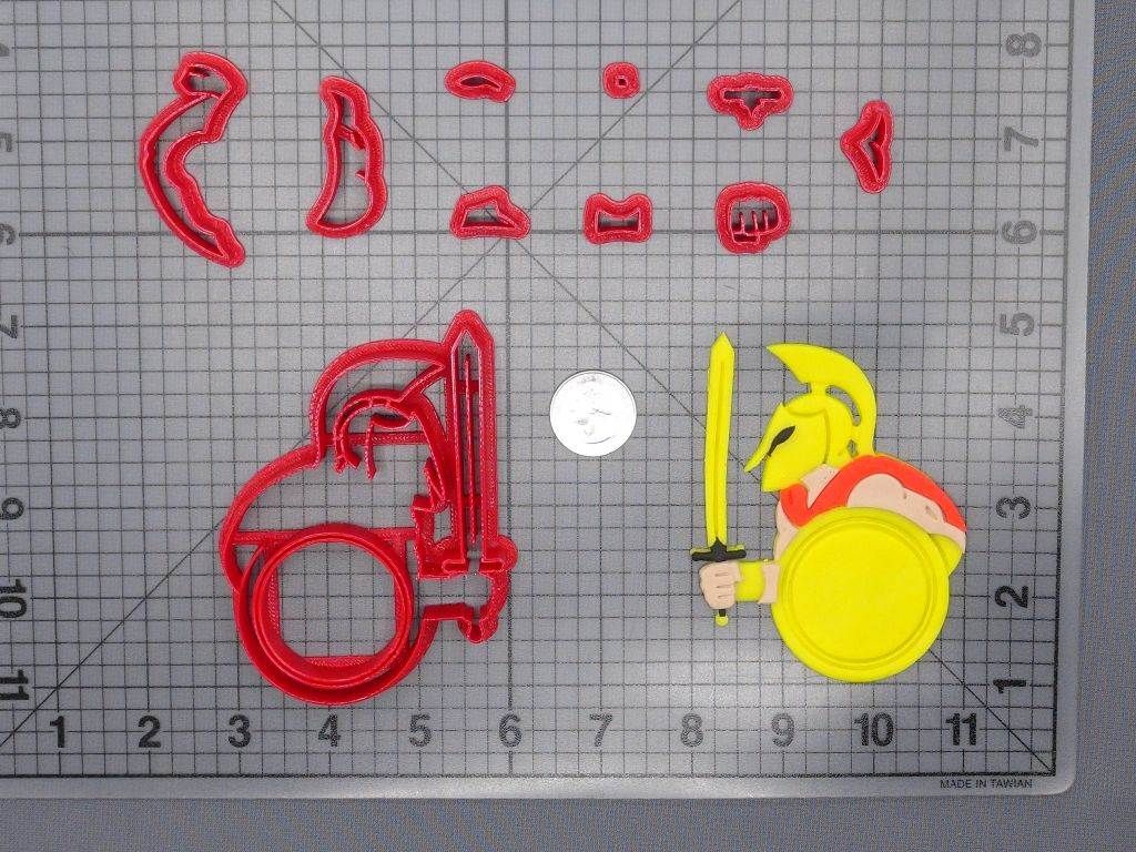 Spartan Warrior 266-F126 Cookie Cutter Set