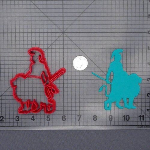 Spartan Warrior with Lion 266-F491 Cookie Cutter