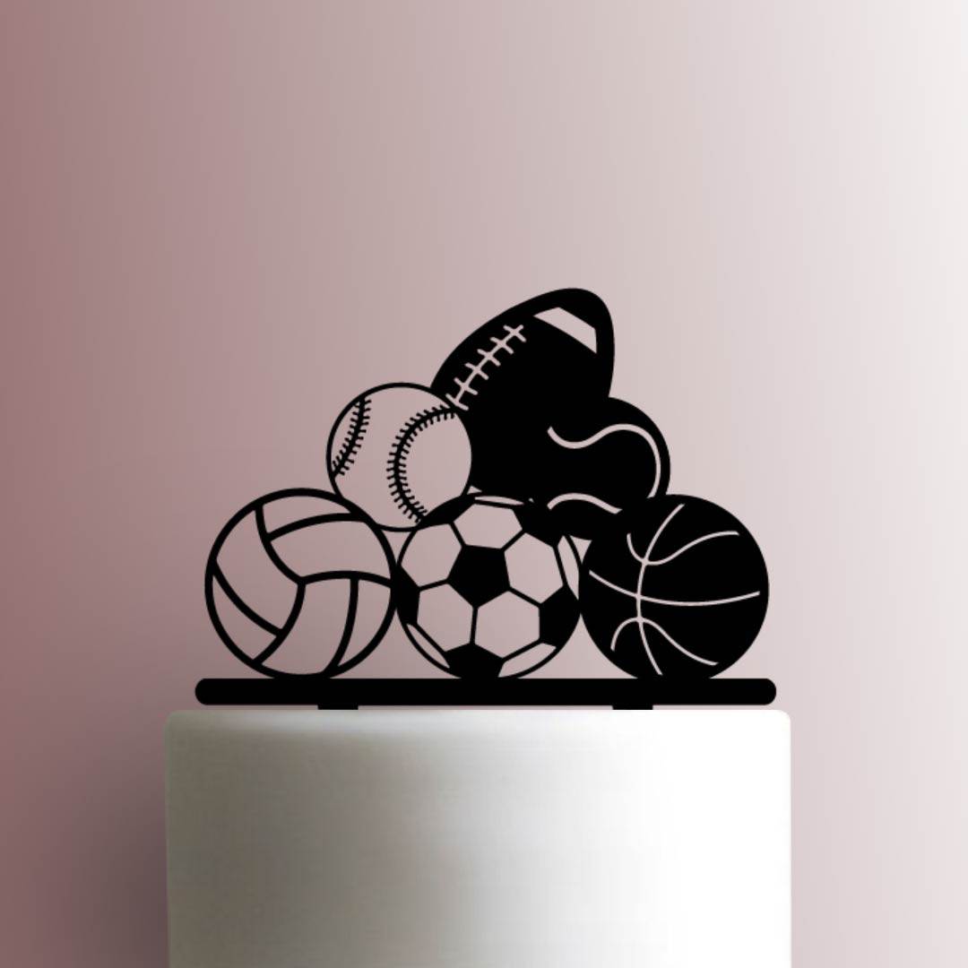 Sports Balls 225-A356 Cake Topper