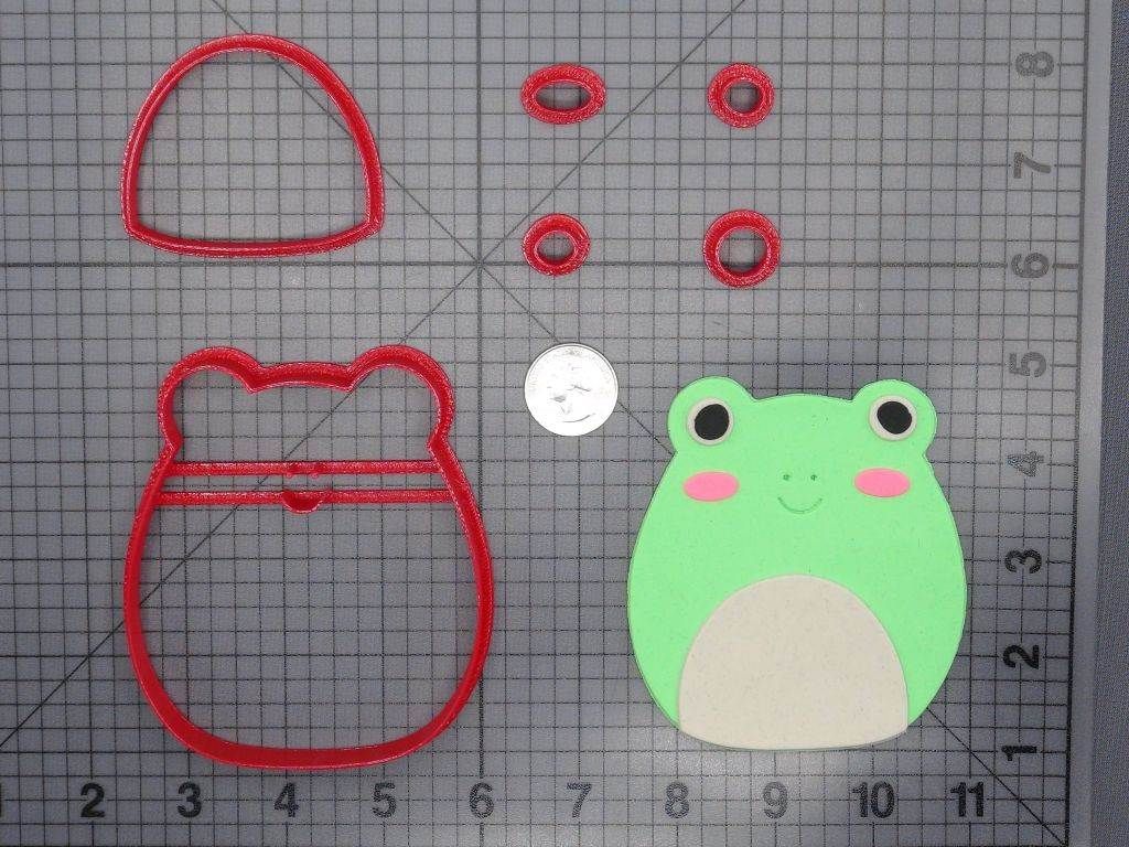 Squishmallow - Philippe Frog 266-F330 Cookie Cutter Set