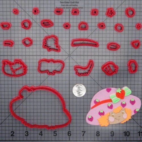 Strawberry Shortcake Head 266-F160 Cookie Cutter Set