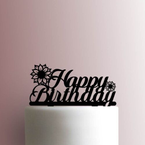 Sunflower Happy Birthday 225-A365 Cake Topper
