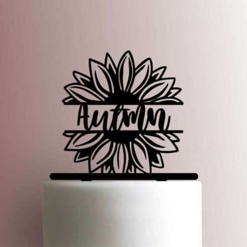 Sunflower Name 225-A364 Custom Cake Topper