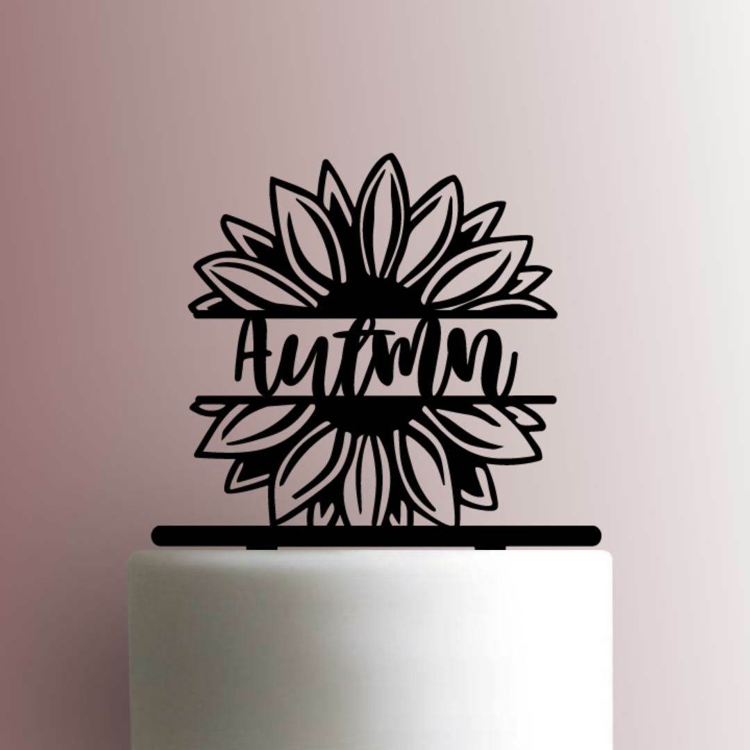 Sunflower Name 225-A364 Custom Cake Topper