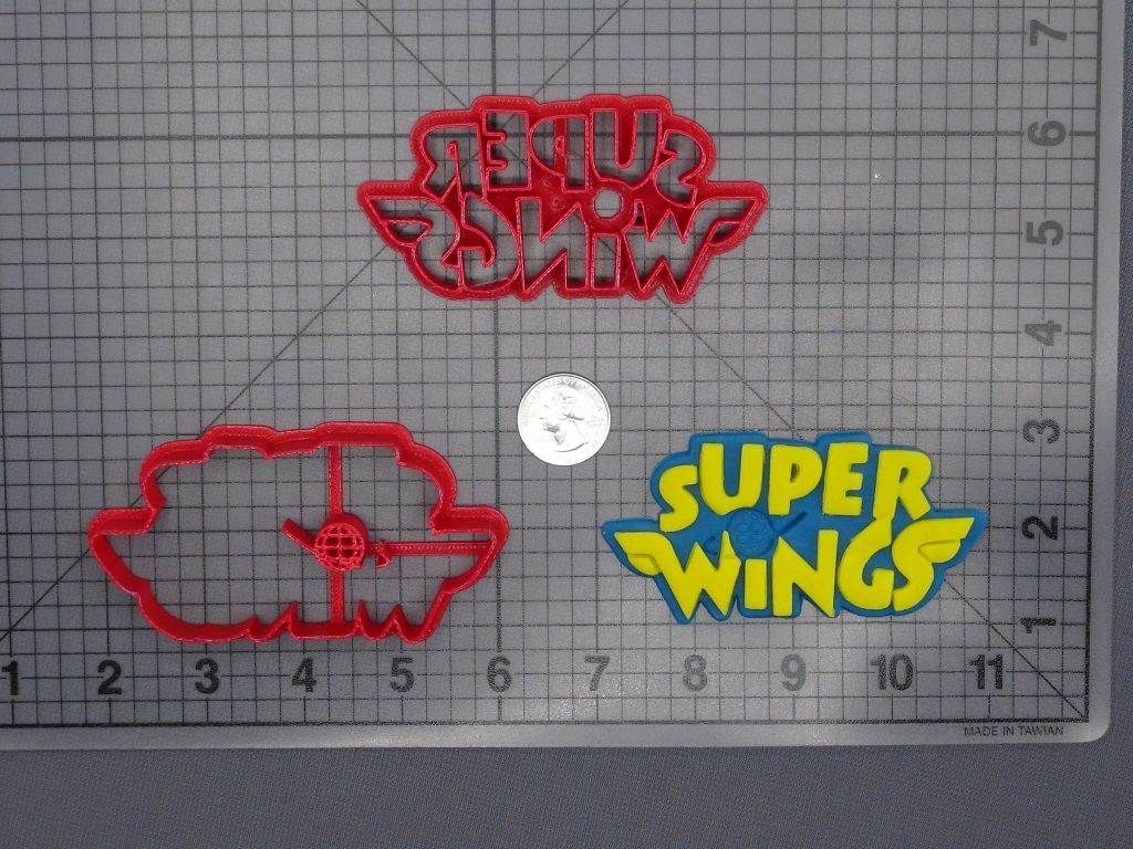 Super Wings Logo 266-F416 Cookie Cutter Set