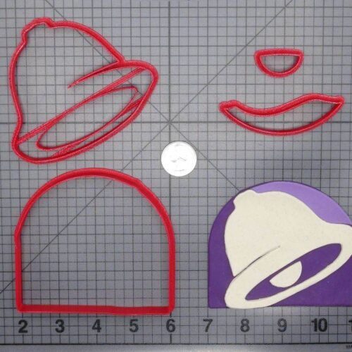 Taco Bell Logo 266-F115 Cookie Cutter Set