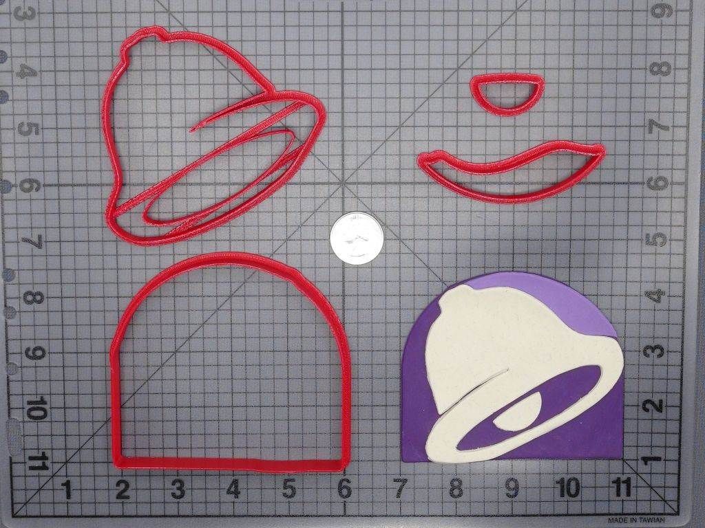 Taco Bell Logo 266-F115 Cookie Cutter Set
