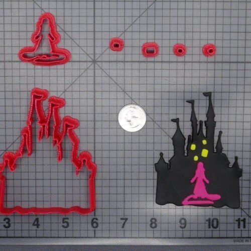 Tangled - Rapunzel with Castle 266-F881 Cookie Cutter Set