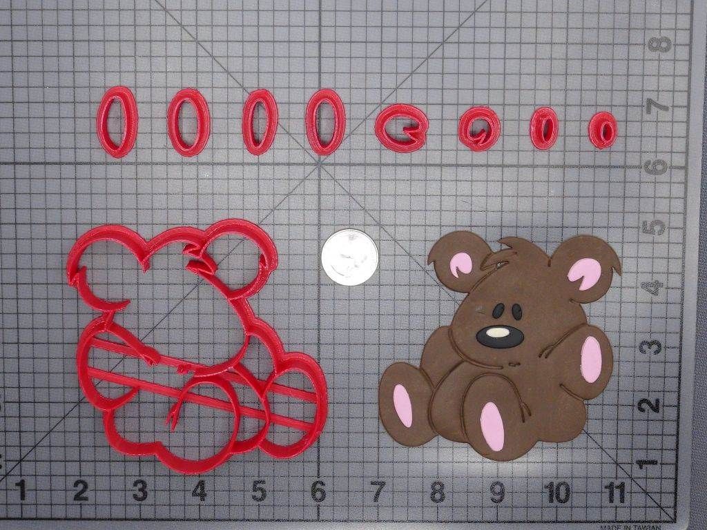 Teddy Bear 266-E885 Cookie Cutter Set