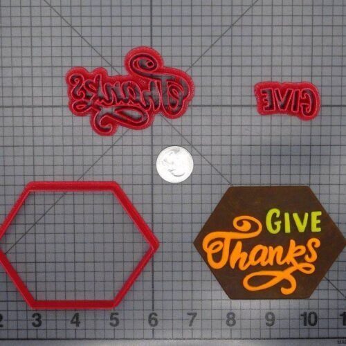 Thanksgiving - Give Thanks 266-F718 Cookie Cutter Set