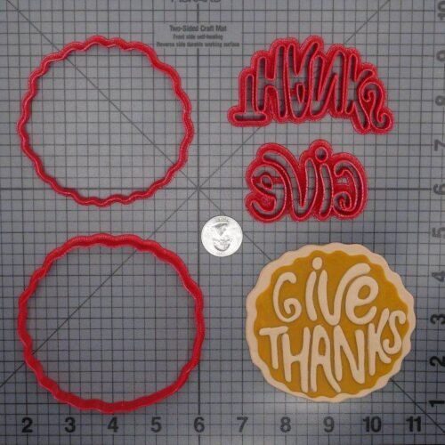 Thanksgiving - Pie Give Thanks 266-F717 Cookie Cutter Set