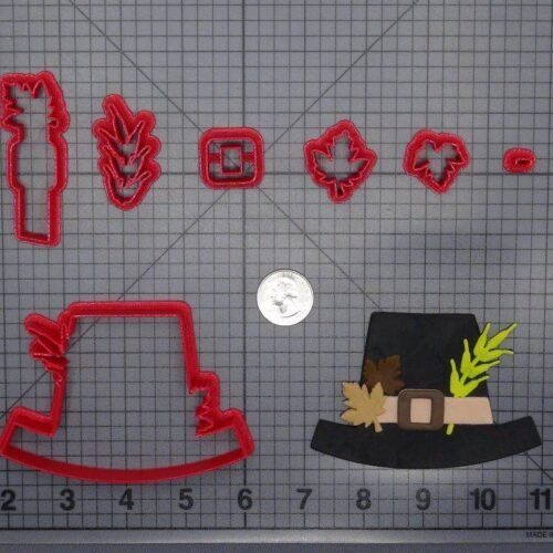 Thanksgiving - Pilgrim Hat 266-F736 Cookie Cutter Set