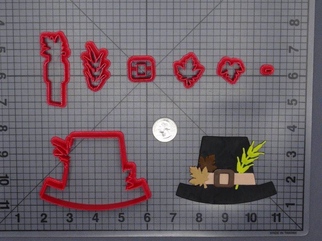 Thanksgiving - Pilgrim Hat 266-F736 Cookie Cutter Set