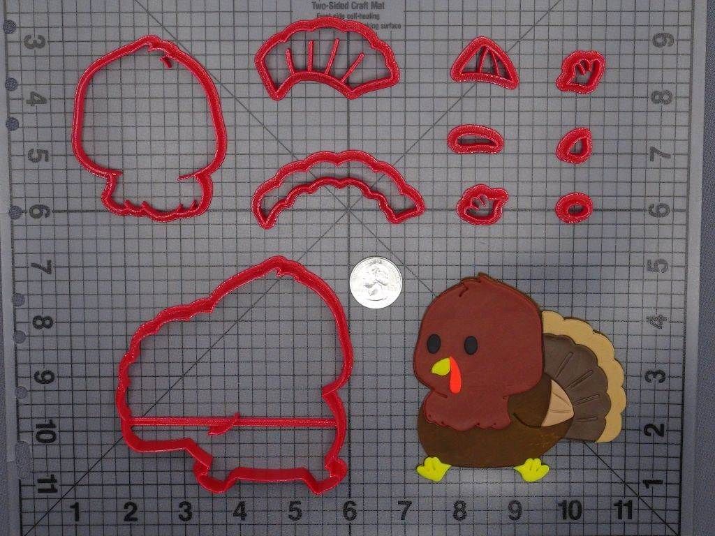 Thanksgiving - Turkey Body 266-F716 Cookie Cutter Set