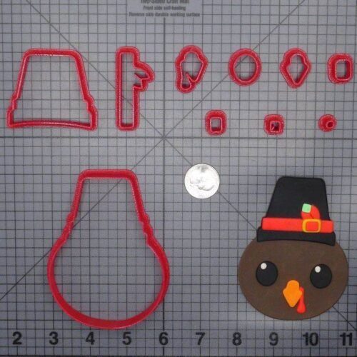 Thanksgiving - Turkey Head 266-F715 Cookie Cutter Set