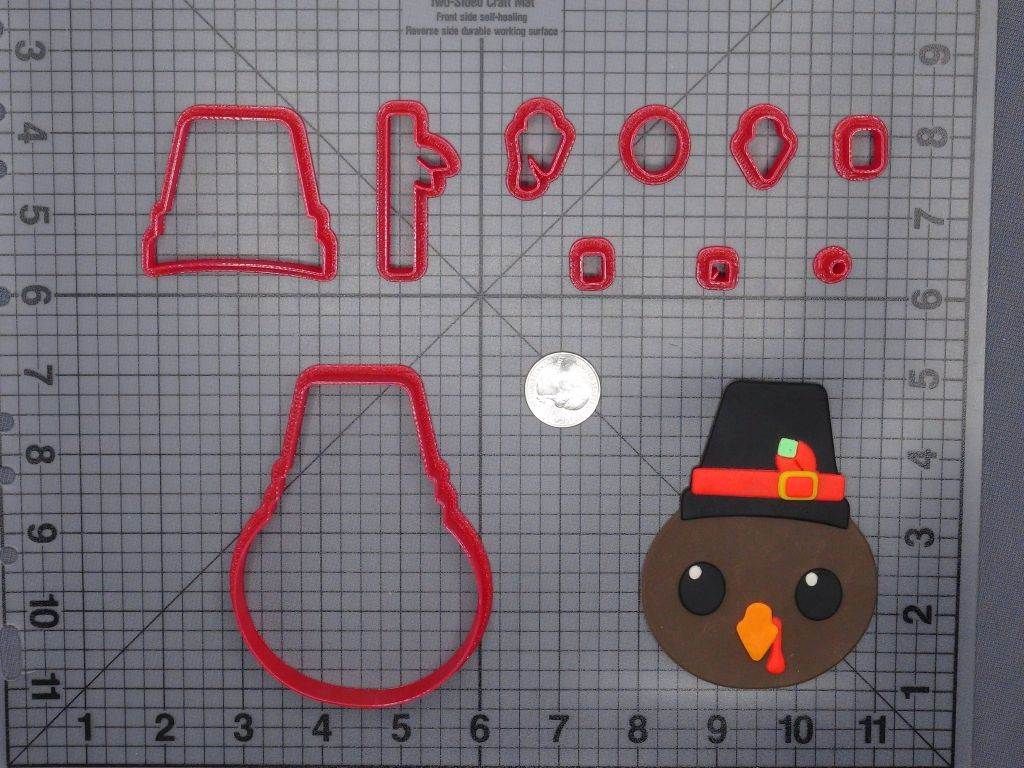 Thanksgiving - Turkey Head 266-F715 Cookie Cutter Set