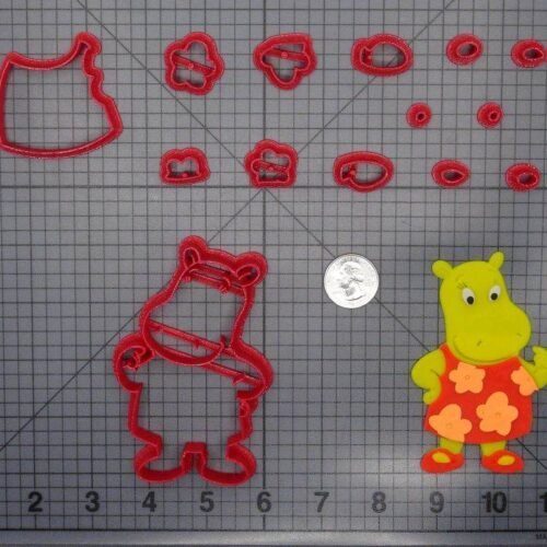 The Backyardigans - Tasha Hippo Body 266-F430 Cookie Cutter Set