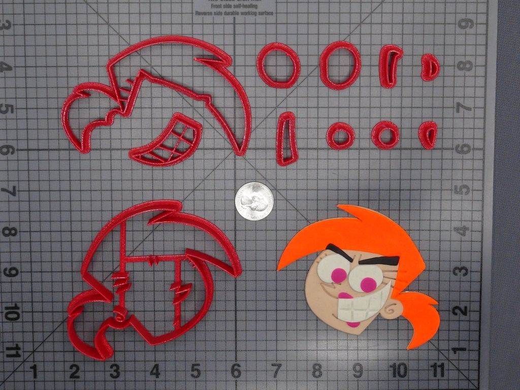 The Fairly Odd Parents - Vicky Head 266-F366 Cookie Cutter Set
