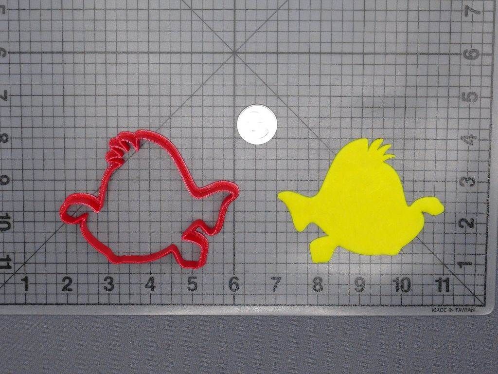 The Little Mermaid - Flounder Fish 266-F709 Cookie Cutter Silhouette